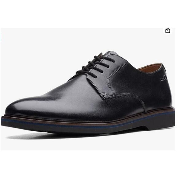 Clarks Men's Malwood Plain Oxford black size US 10 - Picture 1 of 8